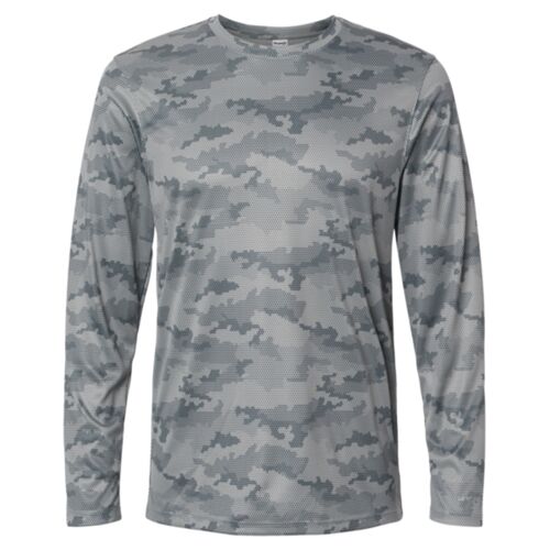 Unisex Pompano Performance Camo Long Sleeve T-Shirt Thumbnail