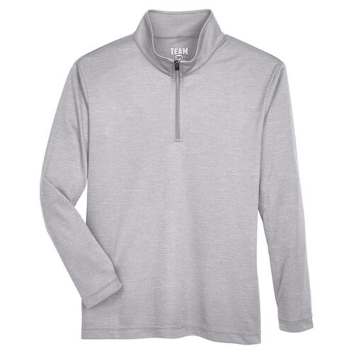 Youth Zone Sonic Heather Performance Quarter-Zip Pullover Thumbnail