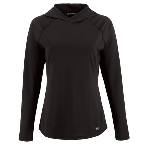 Cutter & Buck Prospect Recycled Featherlight Stretch Womens Hooded Pullover Thumbnail