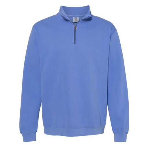 Unisex Garment-Dyed Quarter-Zip Sweatshirt Thumbnail