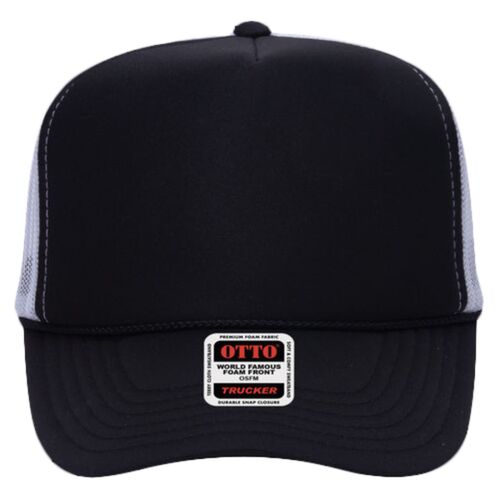 OTTO CAP Camouflage 5 Panel High Crown Mesh Back Trucker Hat Thumbnail