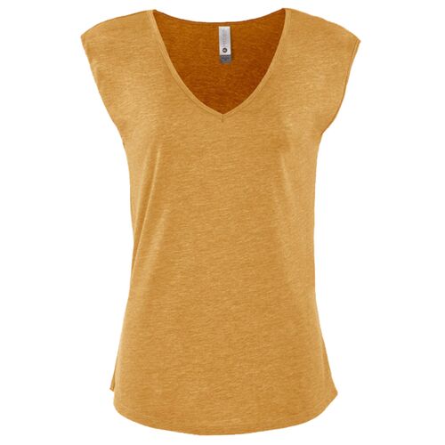 Women's Festival Sleeveless Deep V-Neck T-Shirt Thumbnail