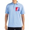 Cutter & Buck Virtue Eco Pique Tile Print Recycled Mens Polo Thumbnail