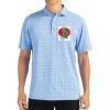 Cutter & Buck Virtue Eco Pique Tile Print Recycled Mens Polo Thumbnail