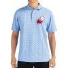 Cutter & Buck Virtue Eco Pique Tile Print Recycled Mens Polo Thumbnail