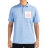 Cutter & Buck Virtue Eco Pique Tile Print Recycled Mens Polo Thumbnail