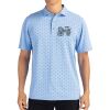 Cutter & Buck Virtue Eco Pique Tile Print Recycled Mens Polo Thumbnail