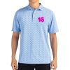 Cutter & Buck Virtue Eco Pique Tile Print Recycled Mens Polo Thumbnail