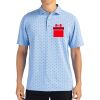 Cutter & Buck Virtue Eco Pique Tile Print Recycled Mens Polo Thumbnail
