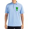 Cutter & Buck Virtue Eco Pique Tile Print Recycled Mens Polo Thumbnail