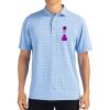 Cutter & Buck Virtue Eco Pique Tile Print Recycled Mens Polo Thumbnail